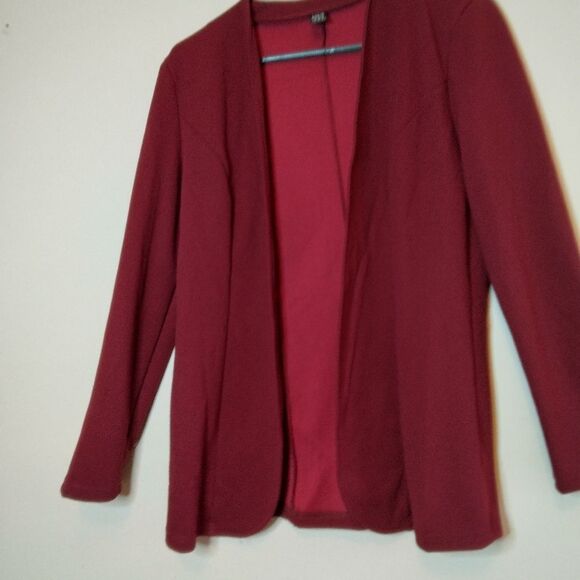 New SHEIN Jacket & coatl shein maroon blazer Size S - Picture 4 of 5